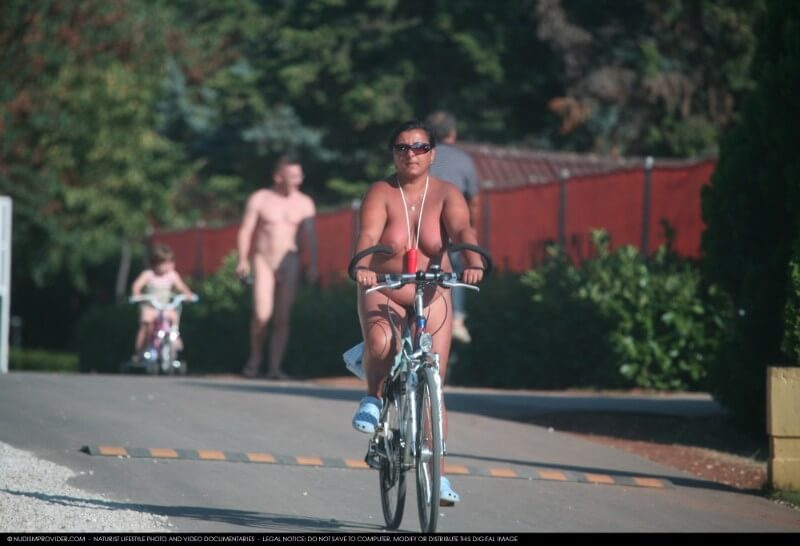 Naturists Road Biking pics - Nudity helps you understand yourself and the people around you better