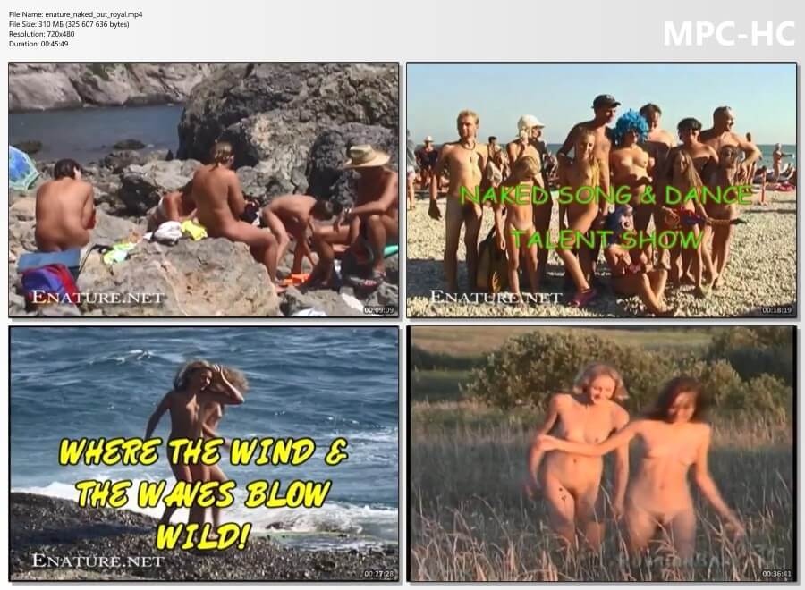 Enature - Naked royal vacation at sea - Growing up on a nudist beach