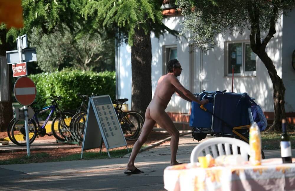 Park Side Street Pass-Bys photos - Nudists value harmony and tranquility