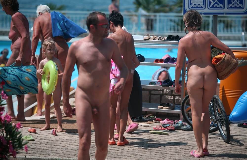Daytime Nudists Chill Out photos - Mutual respect is an important part of the naturist community