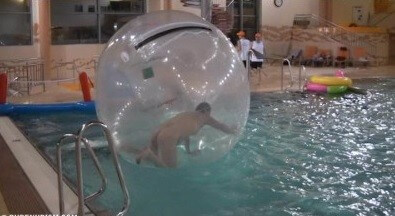 Indoor Water Runners # 2 - Nudism helps to overcome shyness and insecurities