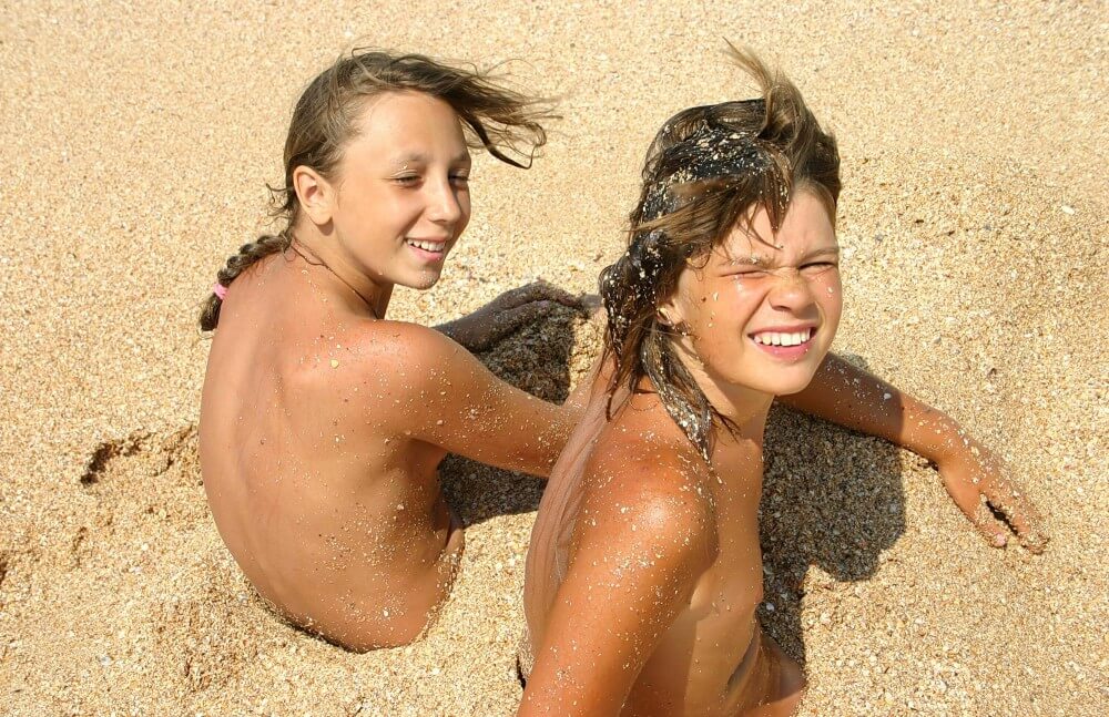 Ocean Beach Relaxing Photo Set - Love for oneself and nature as the foundation of naturism