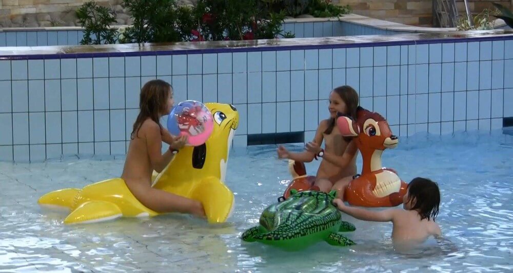 Aqua Extravaganza 1 Full HD - Overcoming insecurities is one of the goals of practicing nudism and naturism