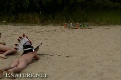 Enature - naked shoot out - Interaction with Nature Through Naturism