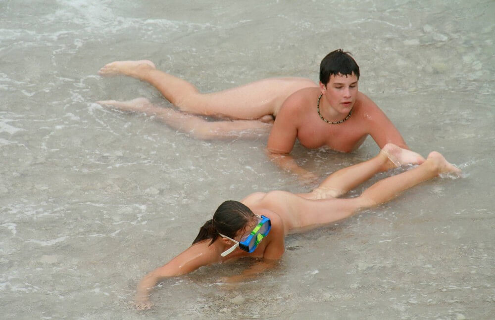Wading In The Shallows pics - Social Nudism Around the World