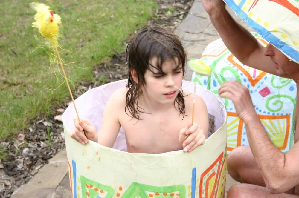 Easter 2X Eggs Outdoors photos - Naturism and the ecological sustainability of natural recreation areas
