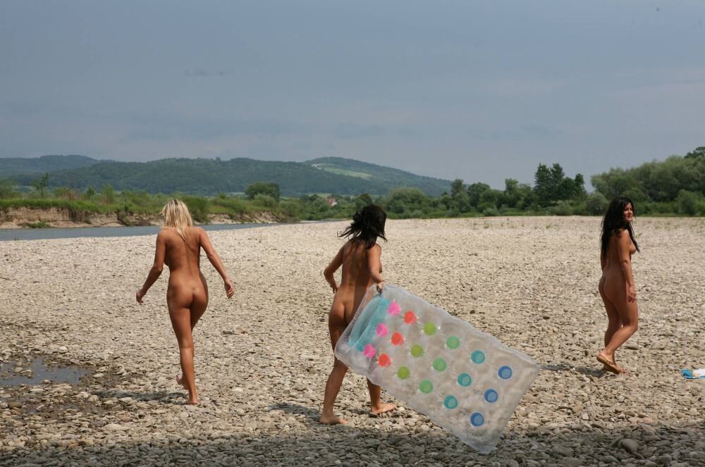 Naturist Park Floating On River photos - Since ancient times, nudity has had a sacred character