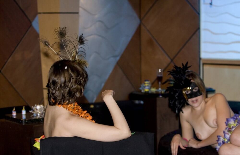 Masquerade Lounging photos - Social Nudism Around the World
