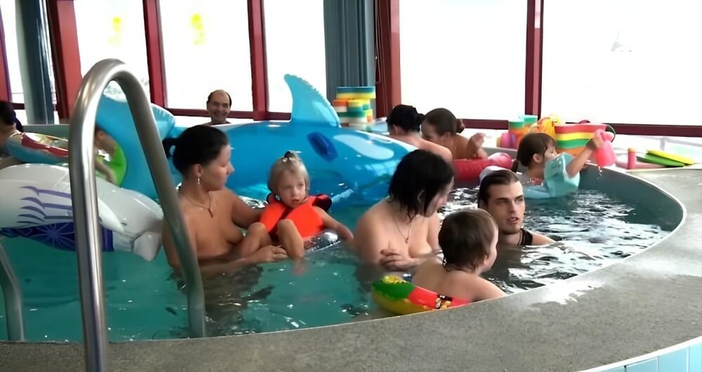 Indoor Swim Exercise - Through naturism, people seek an opportunity to become closer to nature and to themselves