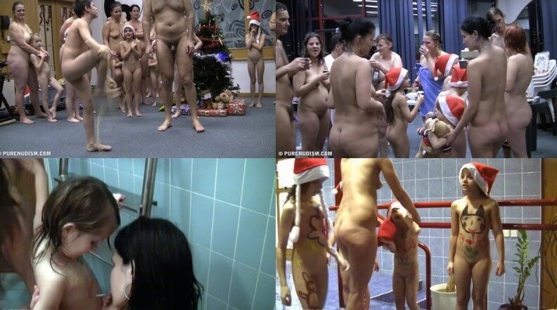 Christmas day Full HD video - The lifestyle of naturist advocates and their community