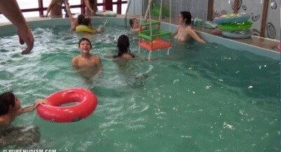 Indoor Swim Exercise 2 Full HD video - This is how naturism culture manifests itself