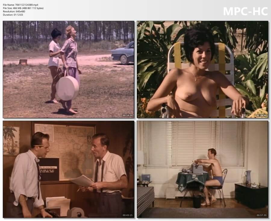 Diary of a nudist (1961) film HD - Not being afraid of nudity is the path to inner freedom and harmony