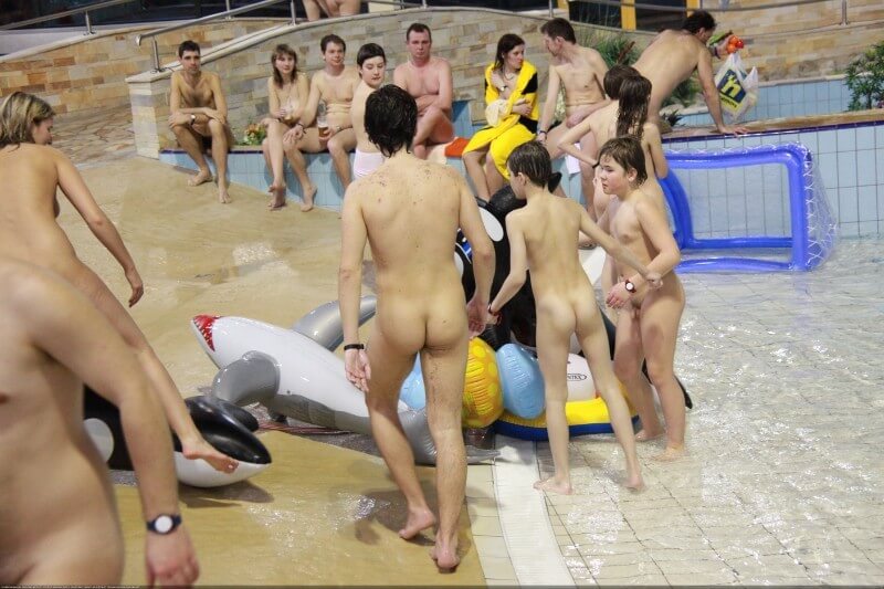 Pool day celebration Big gallery - People seek unity with nature through naturist practices