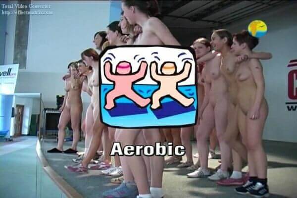 Naturist Freedom: Aerobic - Being yourself is part of nudism