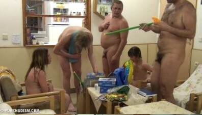 Pool jacuzzi and paints Full HD - Physical freedom is important to many nudists