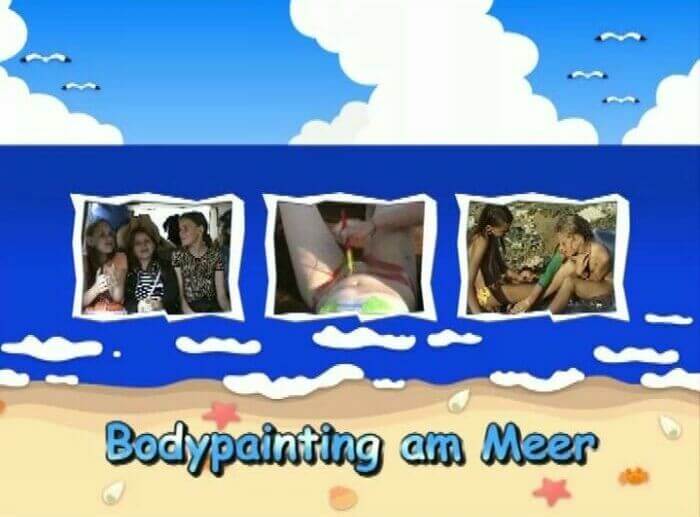 Naturistin: Bodypainting am Meer - Naturism is a path to self-understanding and self-acceptance