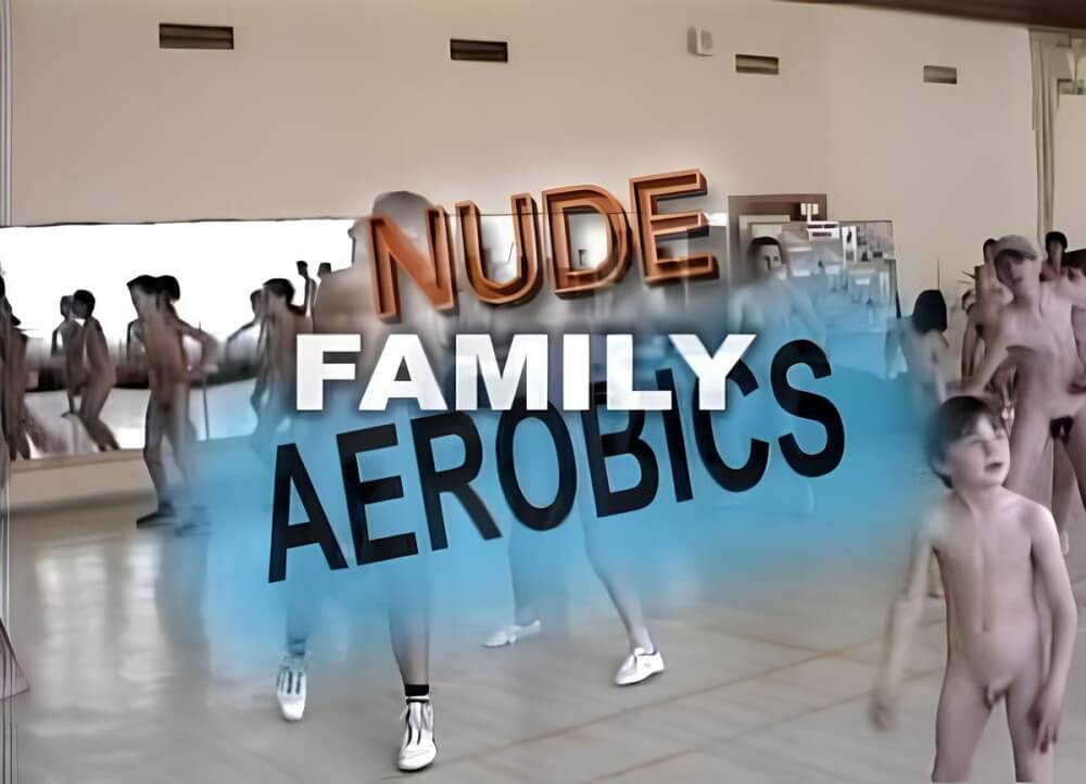 Enature, EurovidFKK - Nude family aerobics - Clothing is also a mask for a nudist