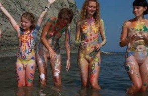 A Mediterranean Crag photos - Nudist festivals are beautiful