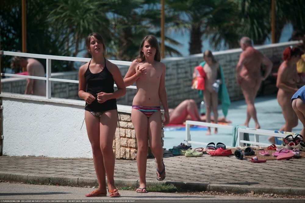 FKK Water Locations Set 1 - People come together in unity with nature to take off their clothes