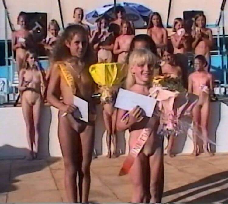 Poolside Pageant Classics Full HD video - They value respect for nature and the fully naked body