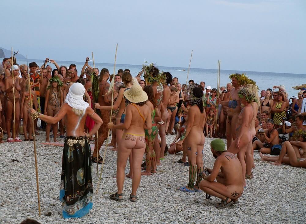 Naturist Party Mega Bash pics - Only a nudist truly values the connection with nature and the human body