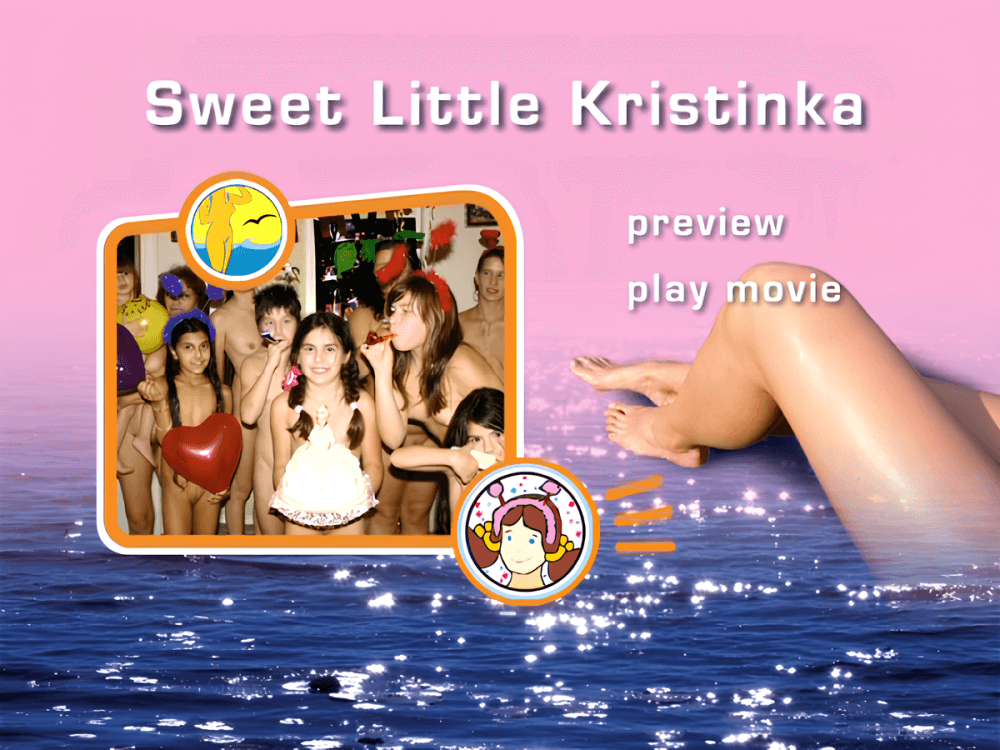 Naturist Freedom: Sweet Little Kristinka  DVD - Naturism helps us understand the important fact that the body is part of nature